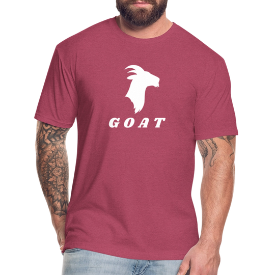 GOAT - Premium Graphic Tee - heather burgundy