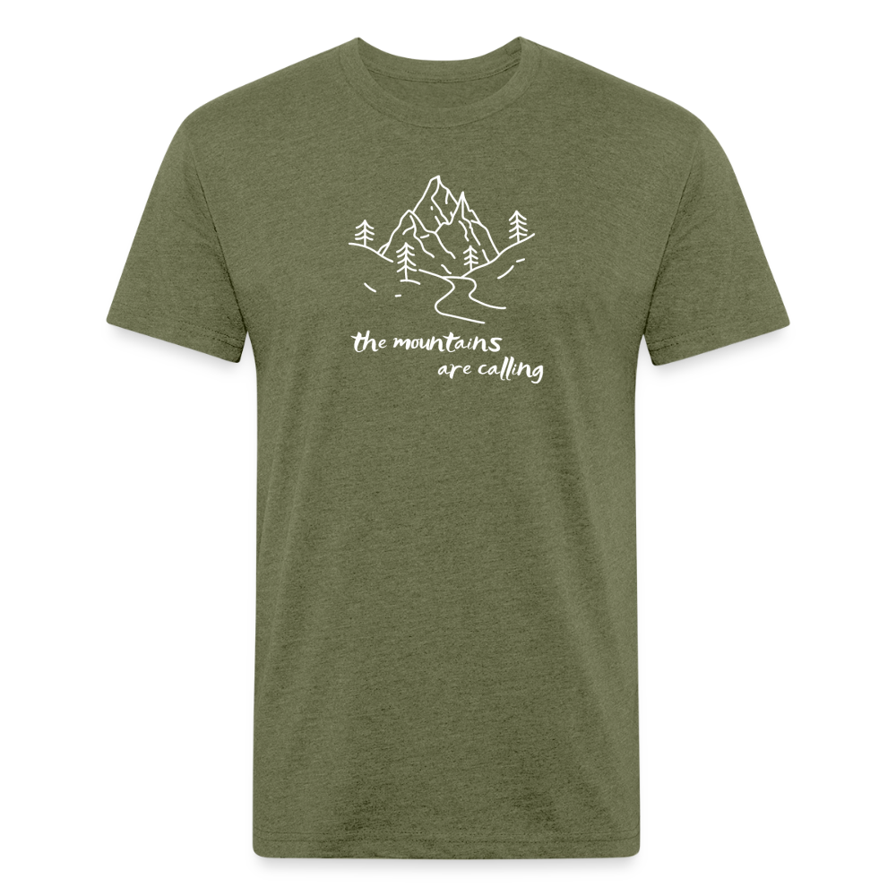 The Mountains are Calling - POD - heather military green