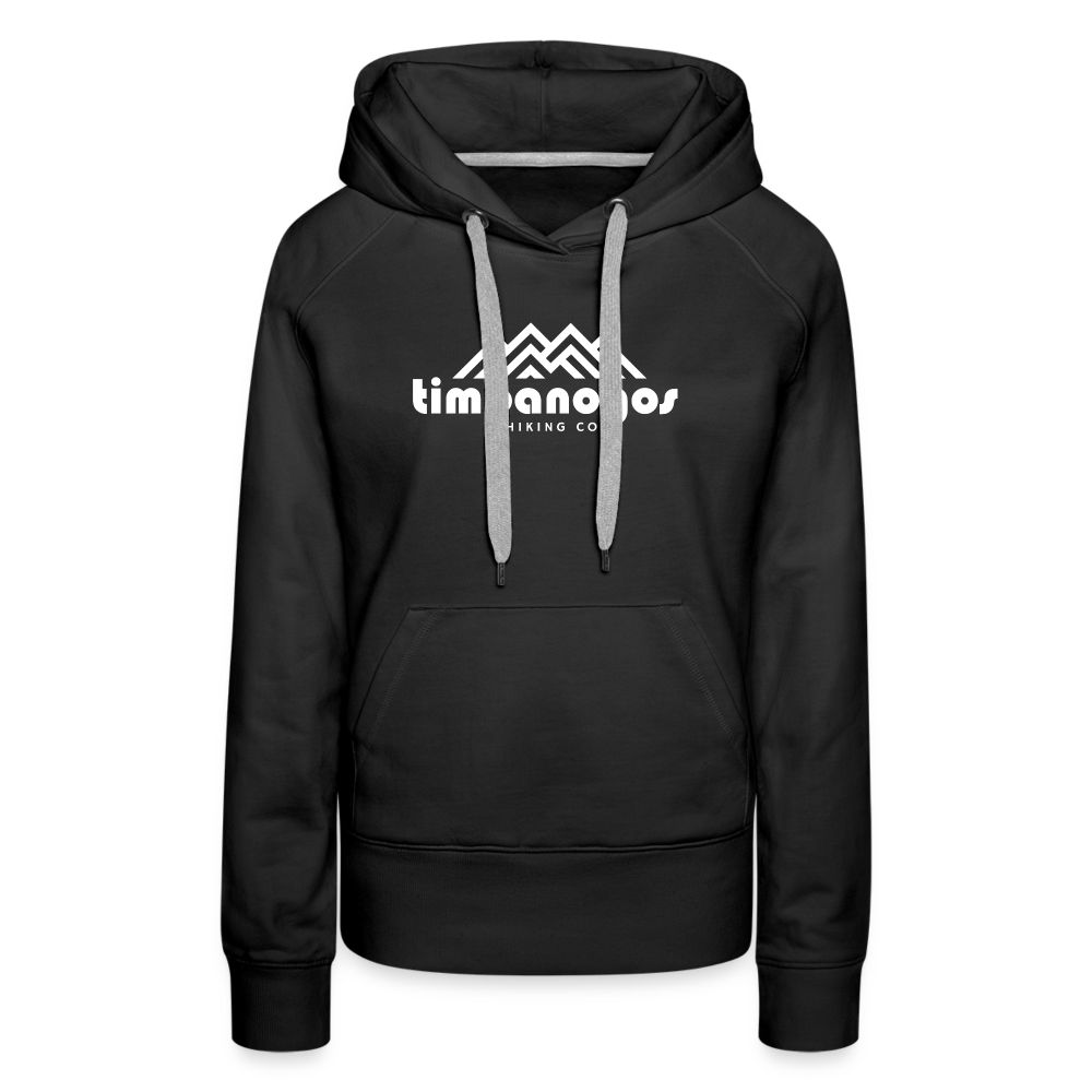 Timpanogos Hiking Co. (official) - Women’s Fitted Hoodie - black