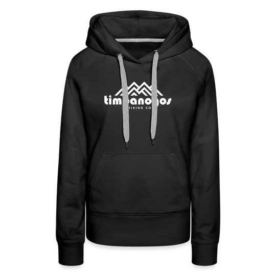 Timpanogos Hiking Co. (official) - Women’s Fitted Hoodie - black