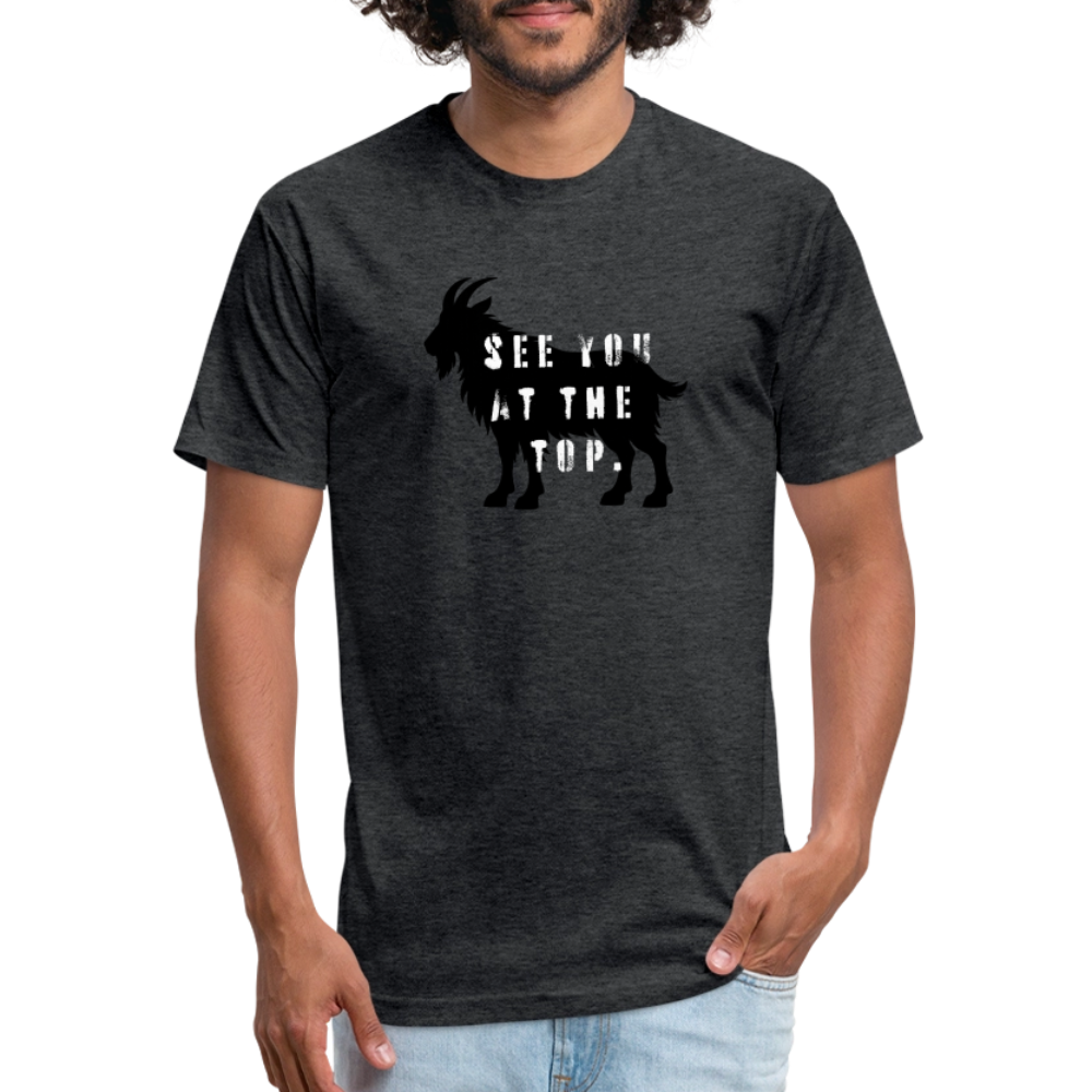See You At the Top - Premium Graphic Tee - heather black