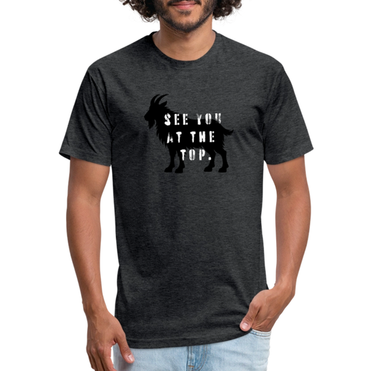 See You At the Top - Premium Graphic Tee - heather black