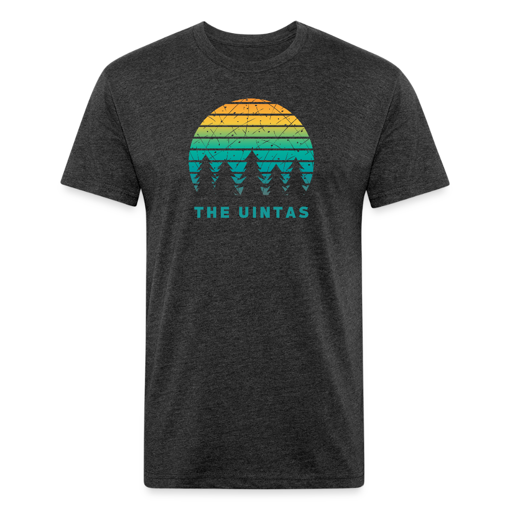 The Uintas - Premium Graphic Tee - heather black