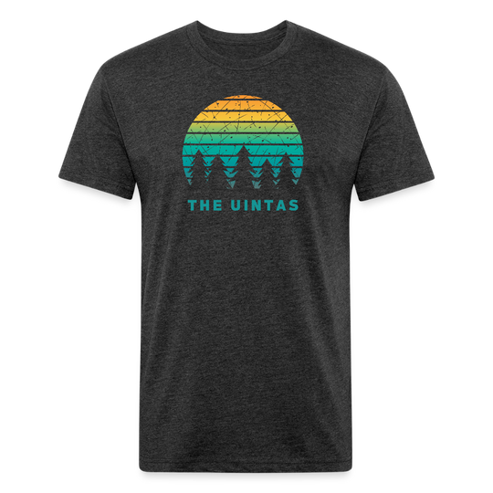 The Uintas - Premium Graphic Tee - heather black