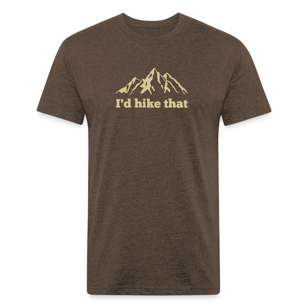 I'd Hike That - Premium Graphic Tee (POD) - heather espresso