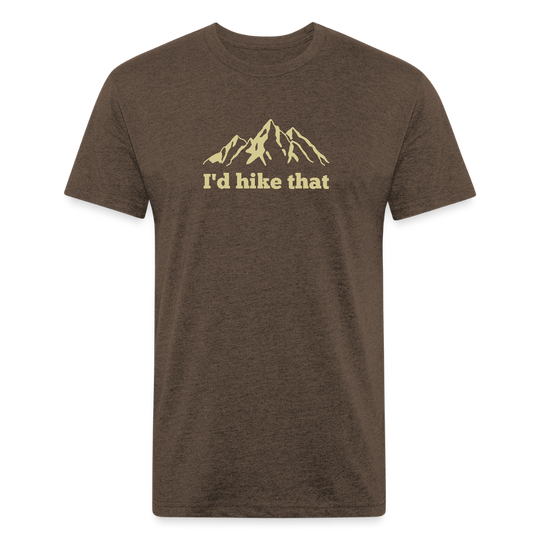 I'd Hike That - Premium Graphic Tee (POD) - heather espresso