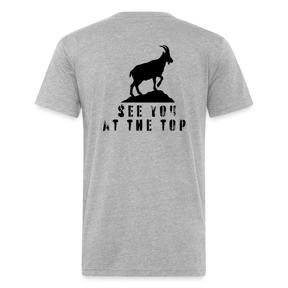 See You At the Top (new) - Premium Graphic Tee - heather gray