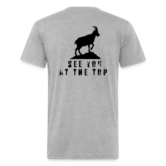 See You At the Top (new) - Premium Graphic Tee - heather gray
