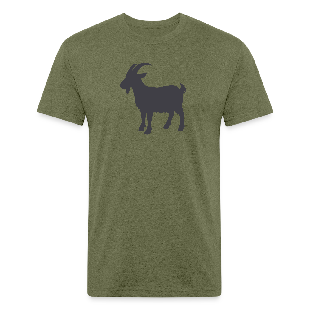 Goated - Premium Graphic Tee - heather military green