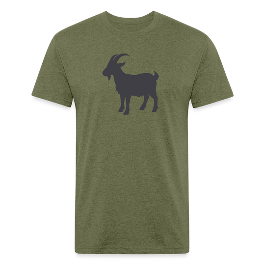 Goated - Premium Graphic Tee - heather military green