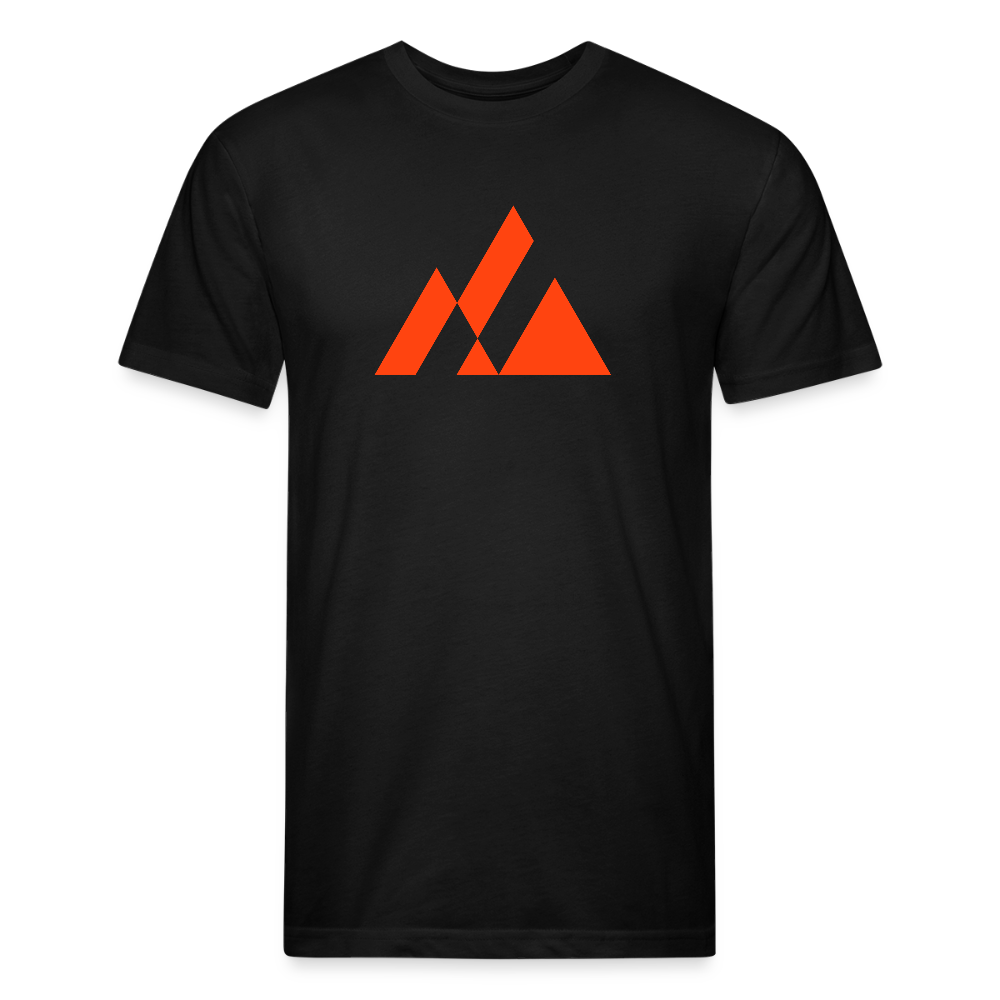 Elevation (electric red) - Premium Graphic Tee - black