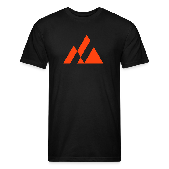 Elevation (electric red) - Premium Graphic Tee - black