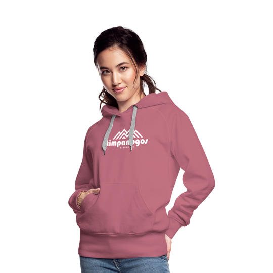 Timpanogos Hiking Co. (official) - Women’s Fitted Hoodie - mauve