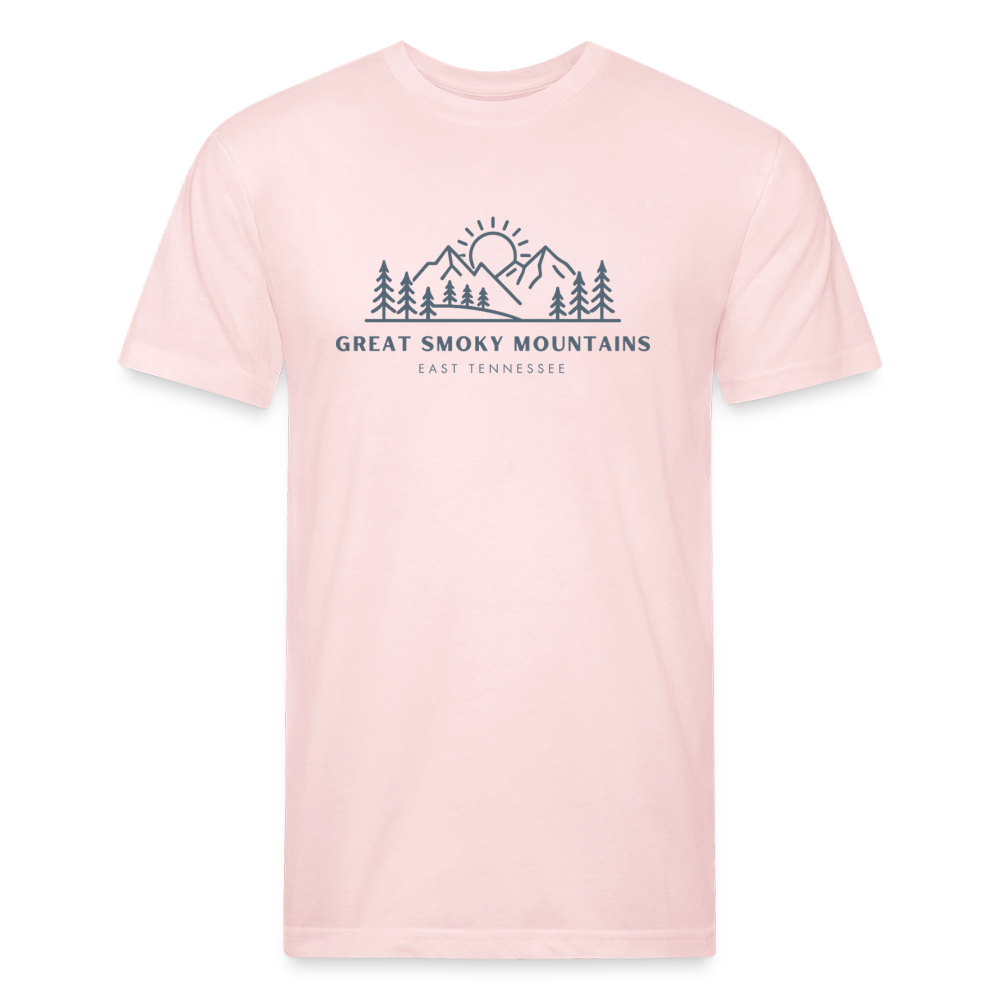 Great Smoky Mountains (For Dolly)  - Premium Graphic Tee - blush pink 