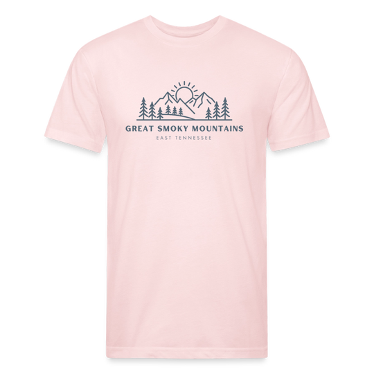 Great Smoky Mountains (For Dolly)  - Premium Graphic Tee - blush pink 