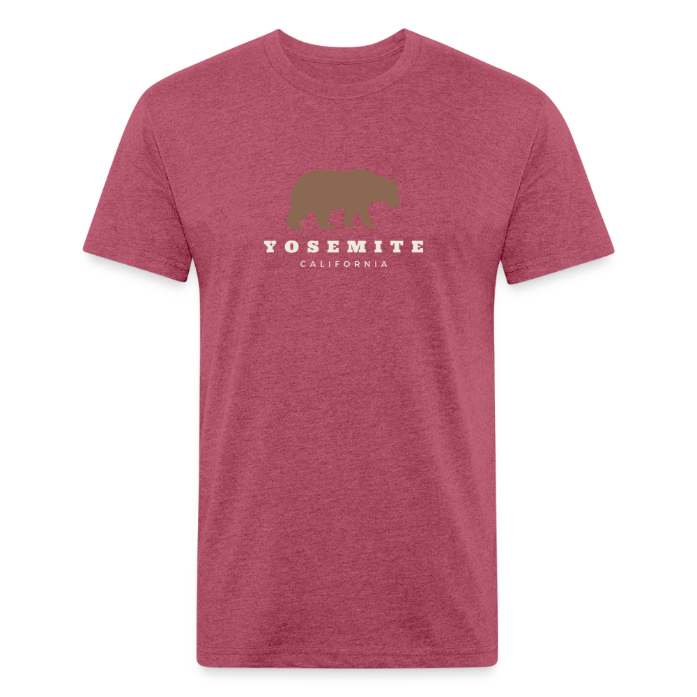 Yosemite - Premium Graphic Tee POD - heather burgundy