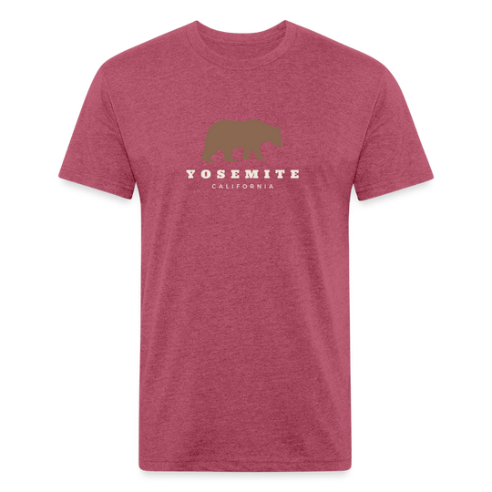 Yosemite - Premium Graphic Tee POD - heather burgundy