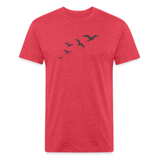 Birds of a Feather - Premium Graphic Tee - heather red