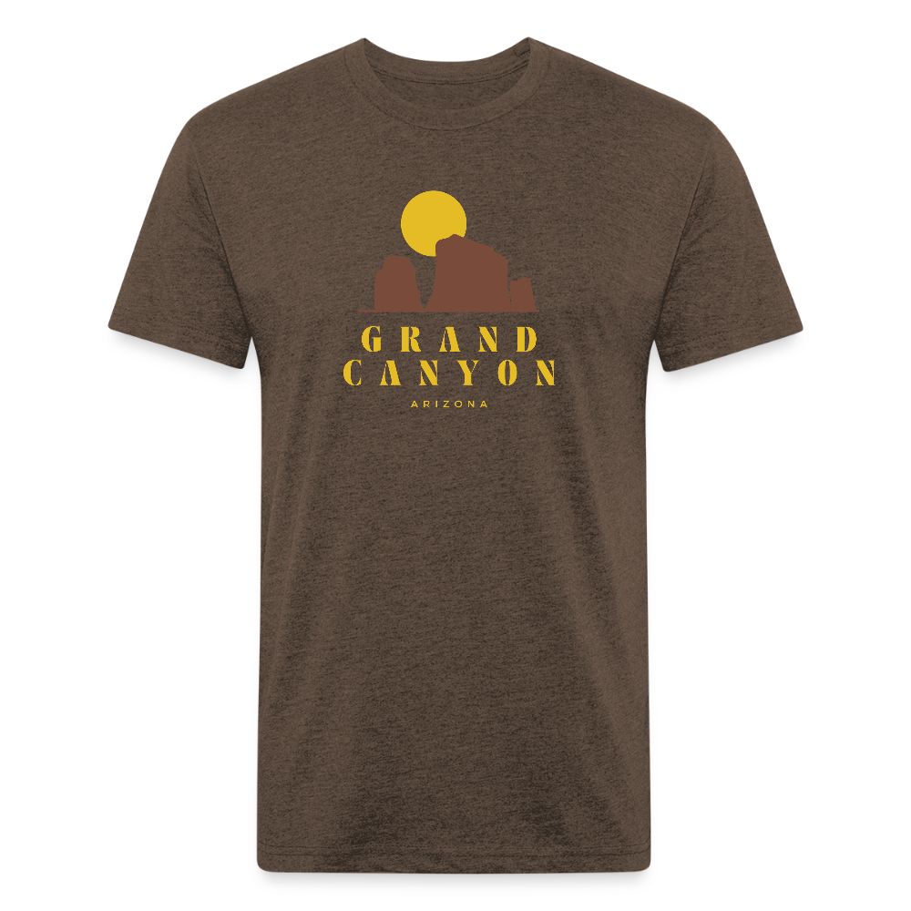 Grand Canyon - Premium Graphic Tee - heather espresso