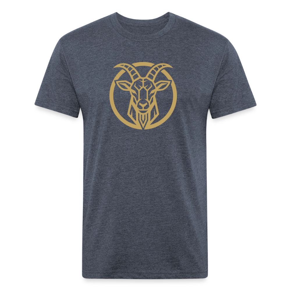 Goat Mentality  - Premium Graphic Tee - heather navy