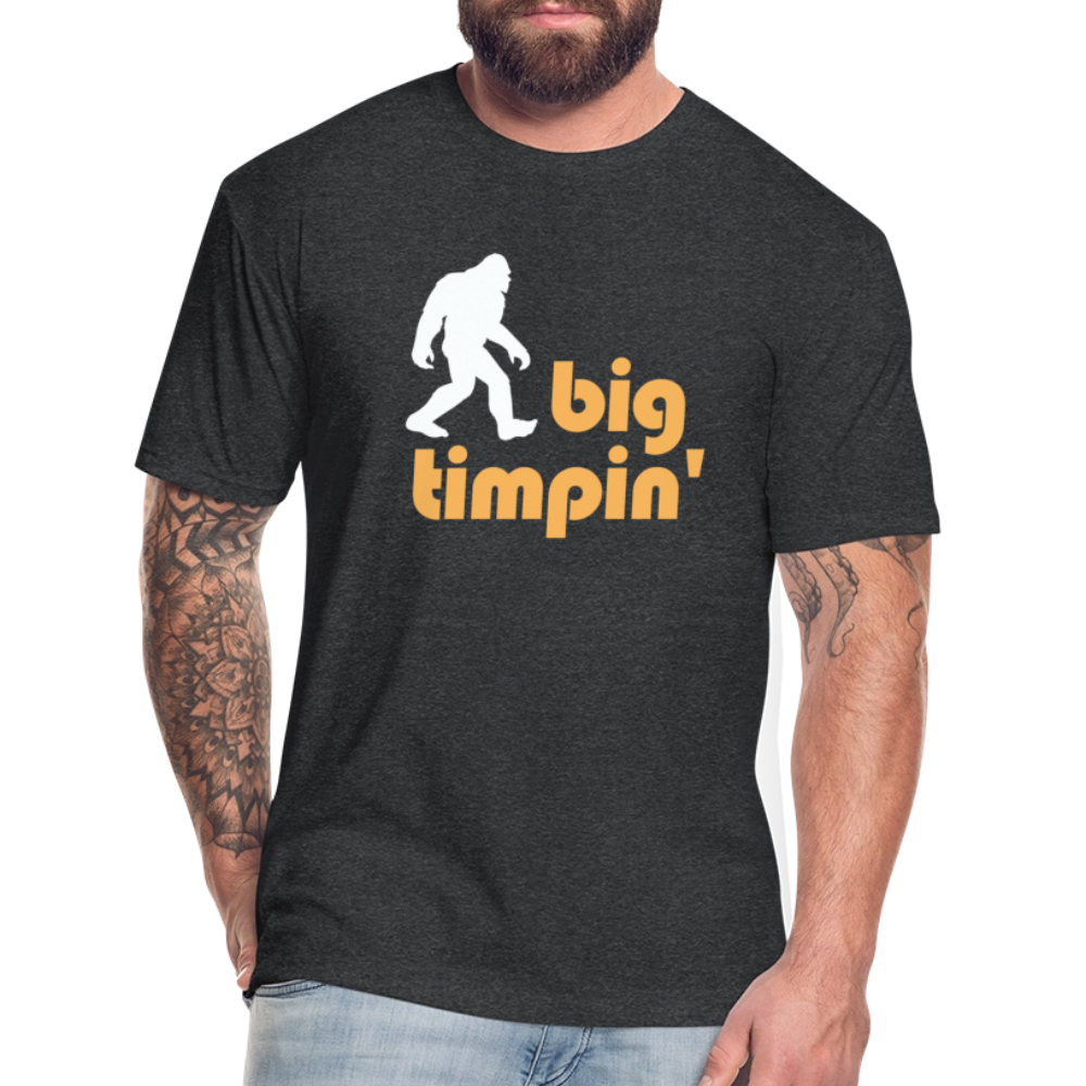 Big Timpin' - Premium Graphic Tee - heather black
