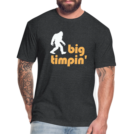 Big Timpin' - Premium Graphic Tee - heather black
