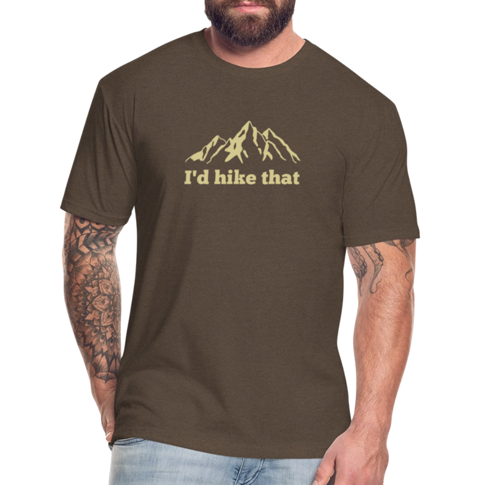 I'd Hike That - Premium Graphic Tee (POD) - heather espresso