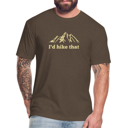 I'd Hike That - Premium Graphic Tee (POD) - heather espresso