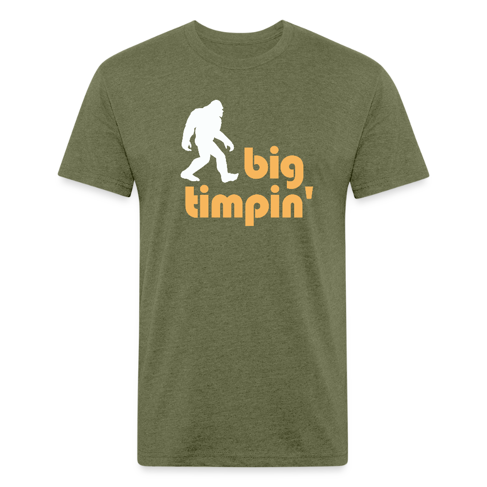 Big Timpin' - Premium Graphic Tee - heather military green