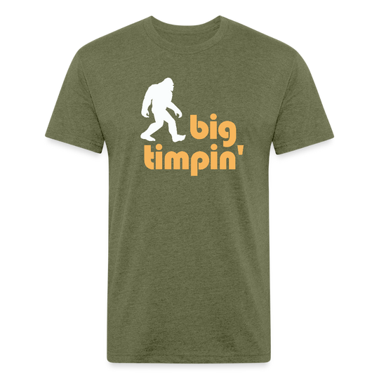 Big Timpin' - Premium Graphic Tee - heather military green