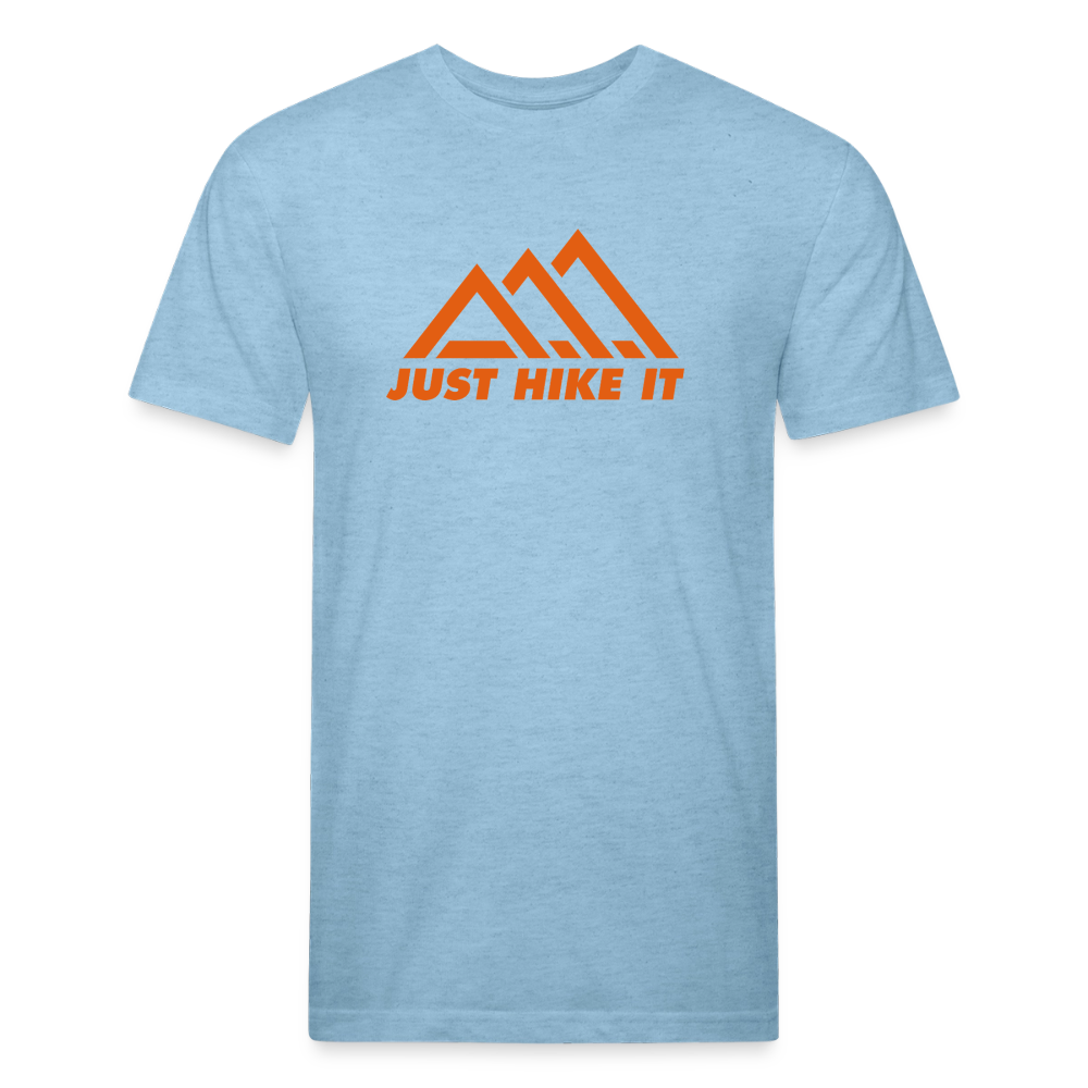 Just Hike It - Premium Graphic Tee - heather blue