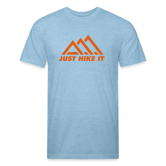 Just Hike It - Premium Graphic Tee - heather blue