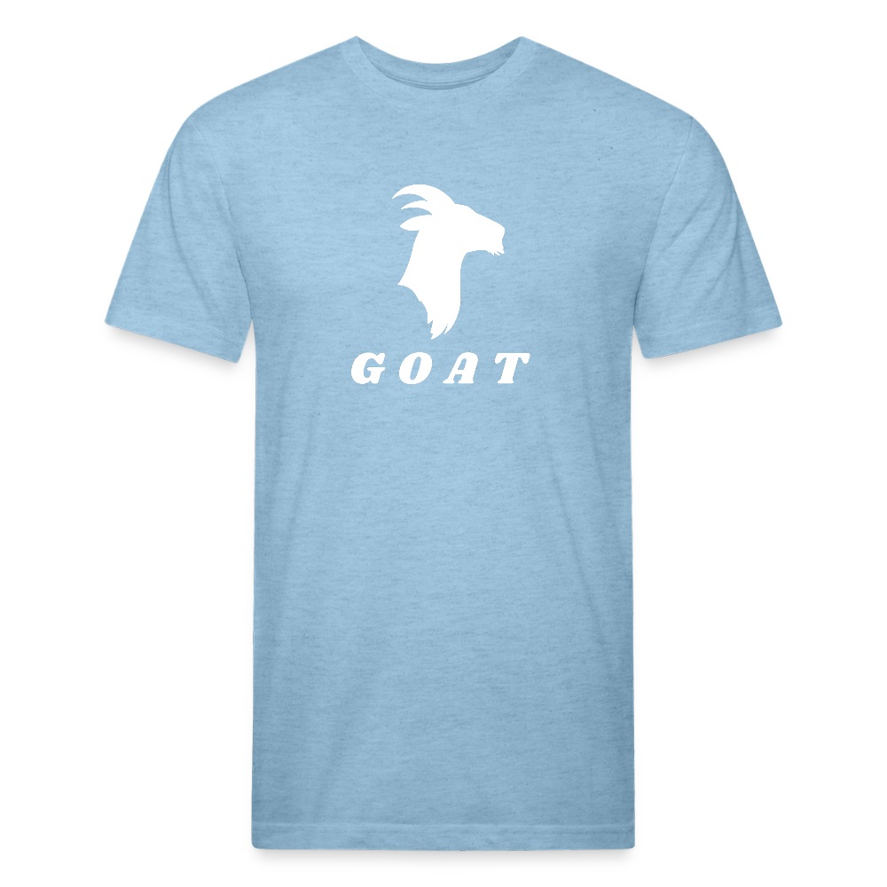 GOAT - Premium Graphic Tee - heather blue