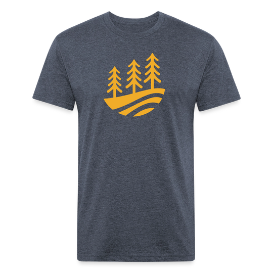 Outsider - Premium Graphic Tee - heather navy