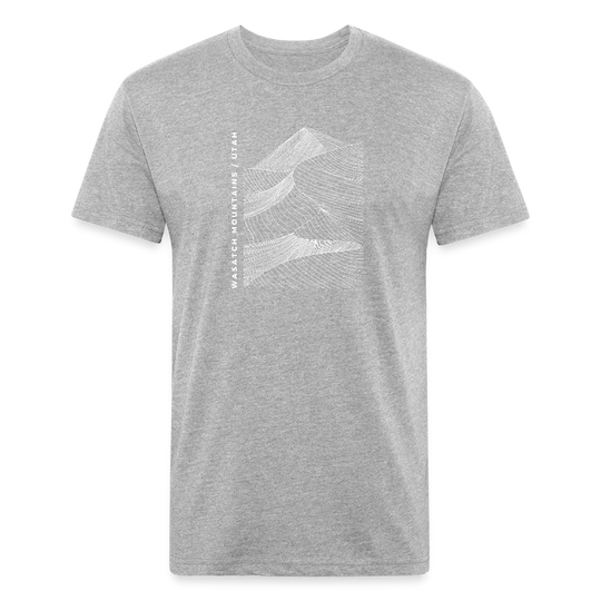 Wasatch Mountains - Premium Graphic Tee (POD) - heather gray