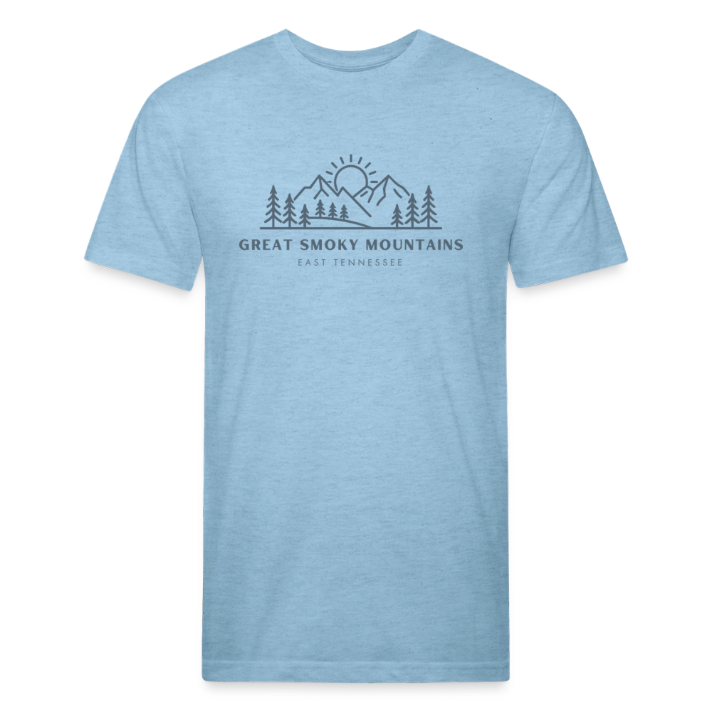 Great Smoky Mountains (For Dolly)  - Premium Graphic Tee - heather blue
