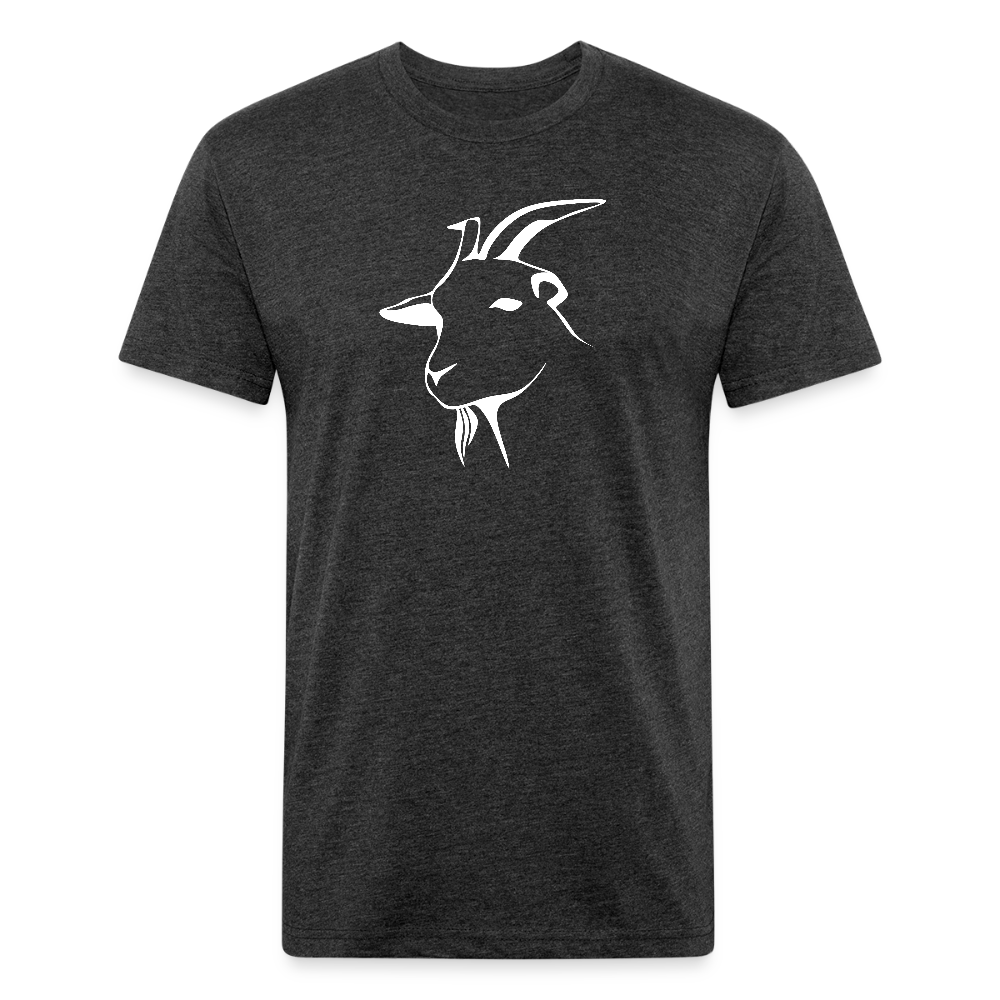 Goat Conversation - Premium Graphic Tee - heather black