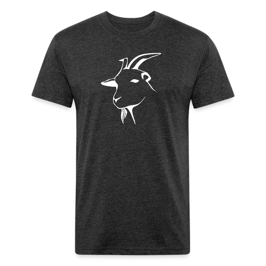 Goat Conversation - Premium Graphic Tee - heather black