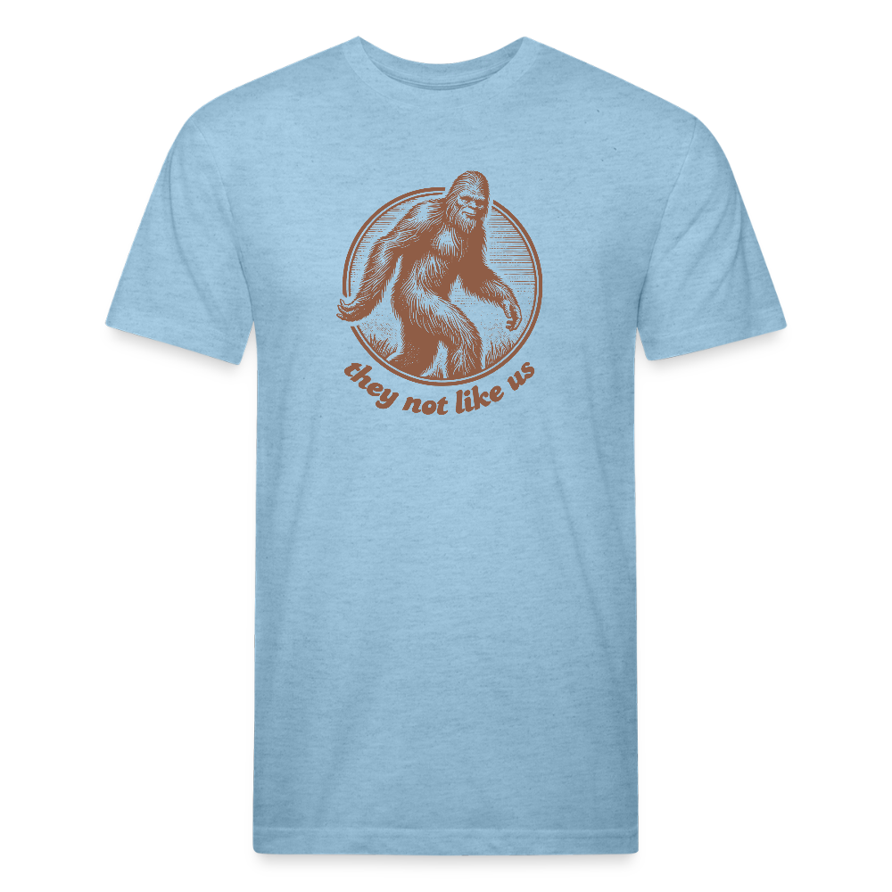 They not like us - Premium Graphic Tee (POD) - heather blue