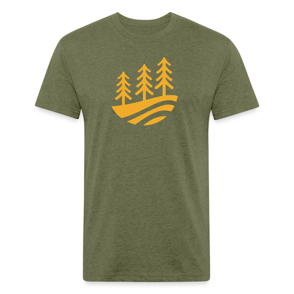 Outsider - Premium Graphic Tee - heather military green