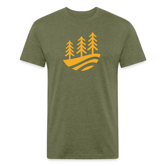 Outsider - Premium Graphic Tee - heather military green