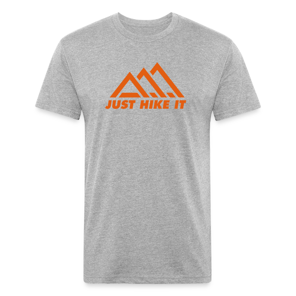 Just Hike It - Premium Graphic Tee - heather gray
