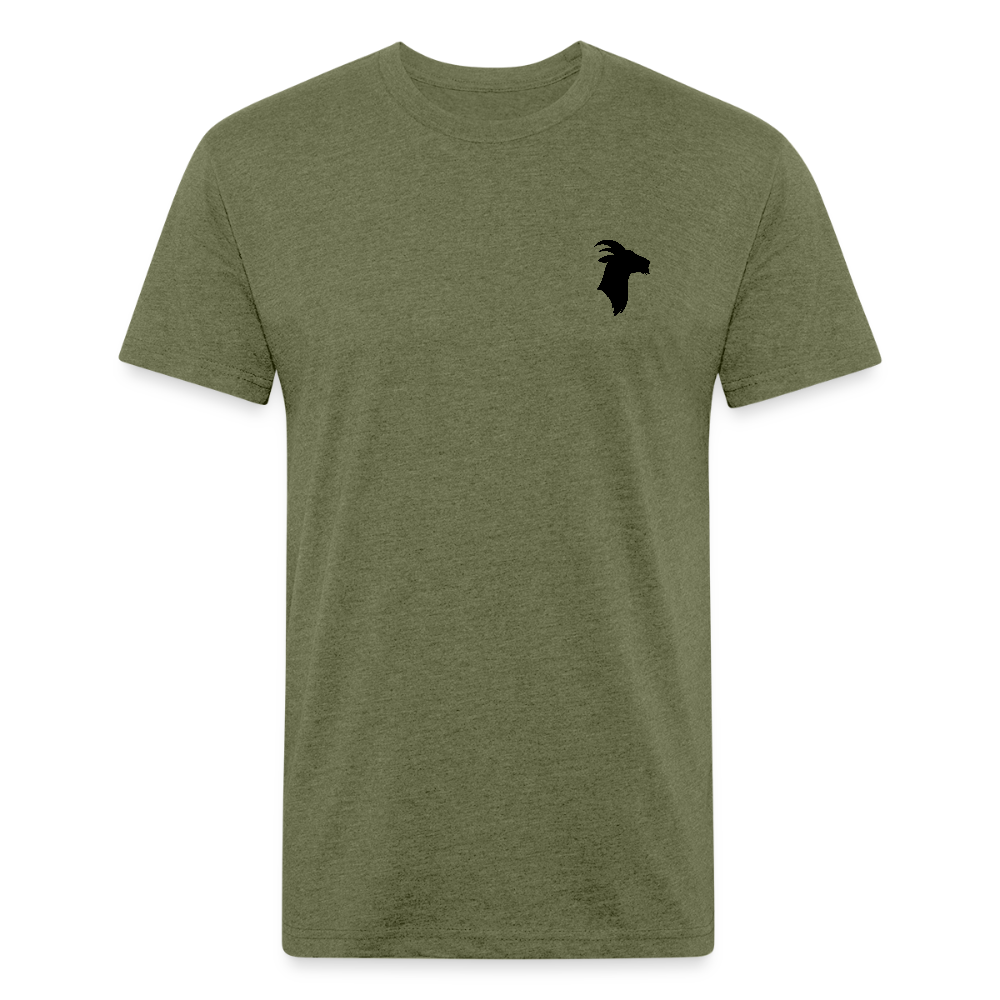 See You At the Top (back) - Premium Graphic Tee - heather military green