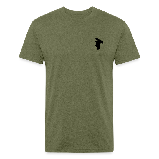 See You At the Top (back) - Premium Graphic Tee - heather military green