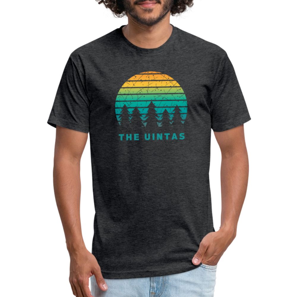 The Uintas - Premium Graphic Tee - heather black