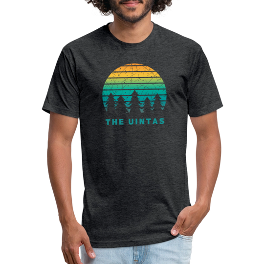 The Uintas - Premium Graphic Tee - heather black