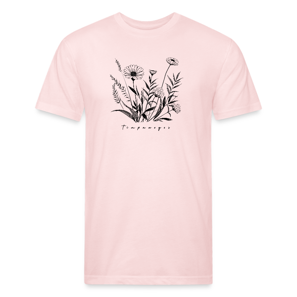 Wildflowers - Premium Graphic Tee - blush pink 