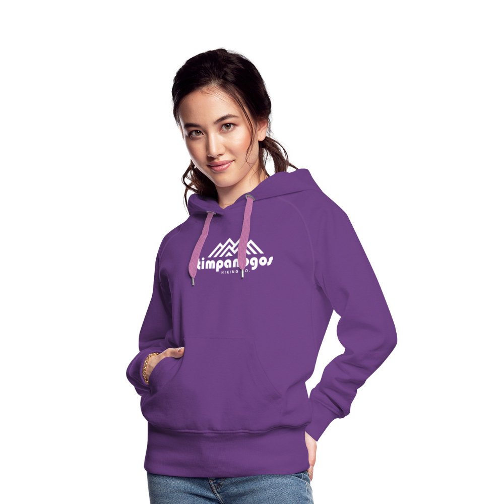 Timpanogos Hiking Co. (official) - Women’s Fitted Hoodie - purple 