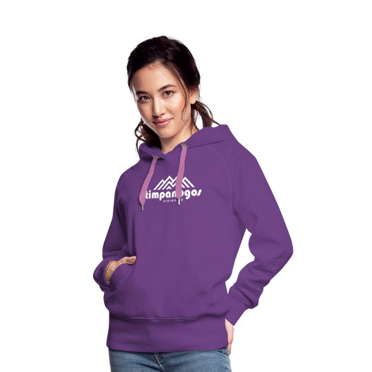 Timpanogos Hiking Co. (official) - Women’s Fitted Hoodie - purple 