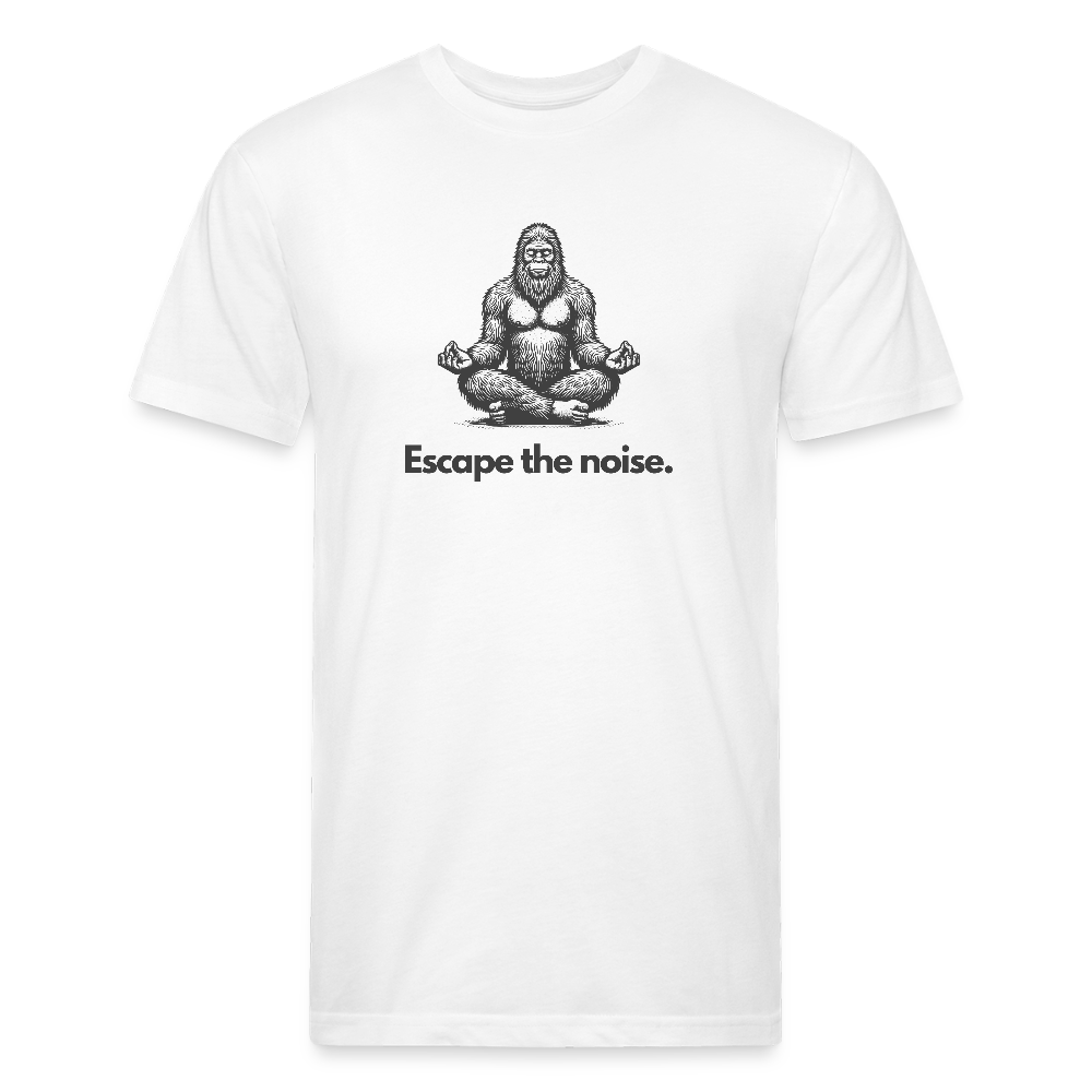 Escape the Noise (Bigfoot) - Premium Graphic Tee (POD) - white